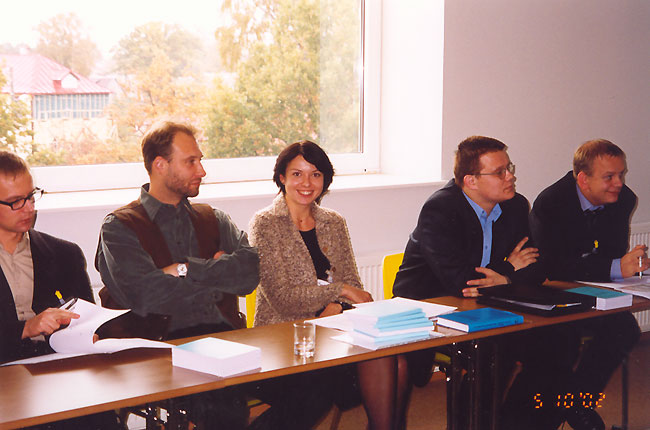 Pawel Kalinovski, Pawel Ladykowski, Agata Grabowska, Jakub Jedras and Gert Antsu